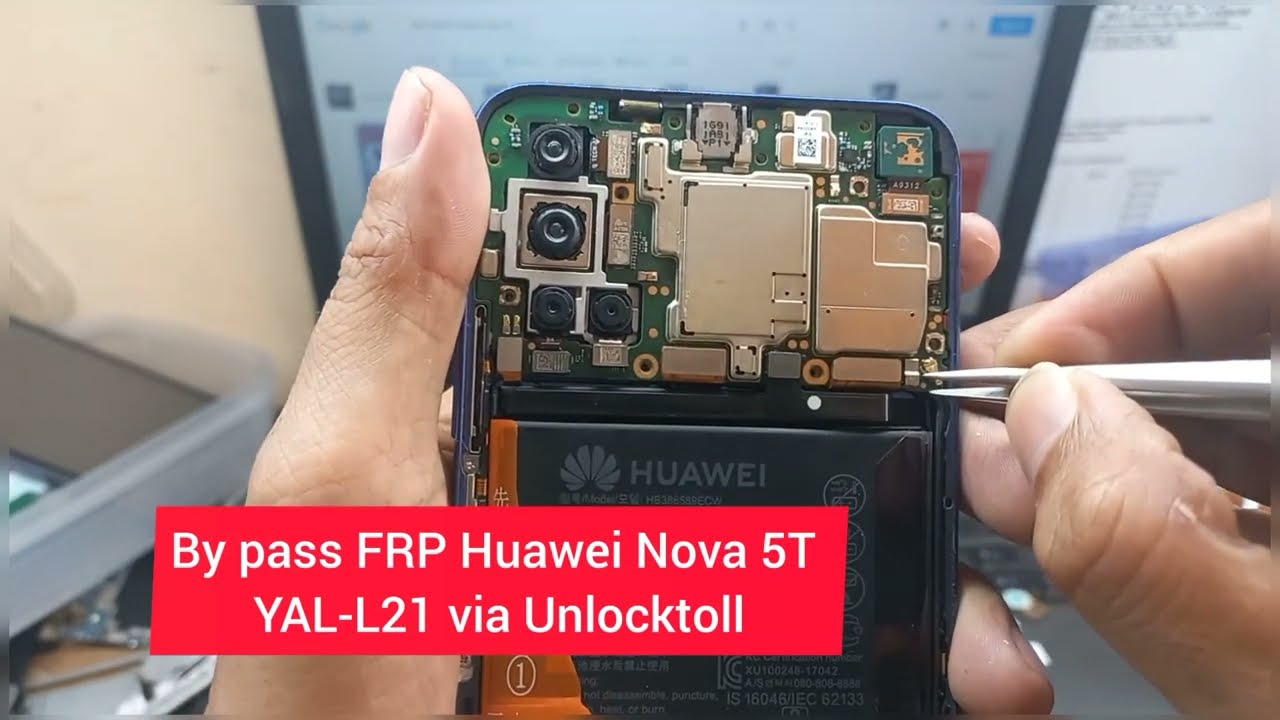 By pass Frp Huawei Nova 5T YAL-L12 via unlocktool harapancomm