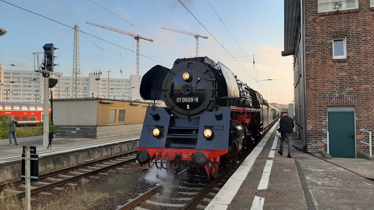 Pressnitztalbahn 2020 / Sonderzug 30 Jahre Deutsche Einheit - Herbstfahrt mit Dampf nach Rügen