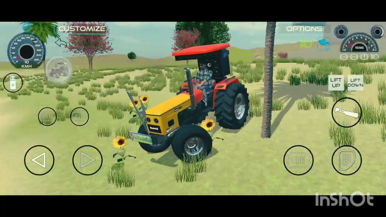 HMT tractor stunt video