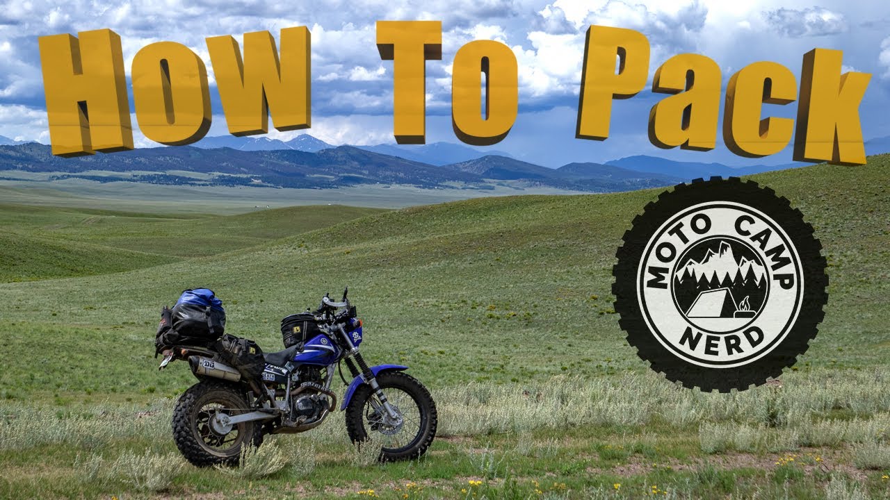 How To Pack a TW200 for MotoCamping | What I'm Bringing with me this Summer