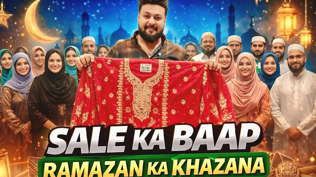 SALE KA BAAP 🔥 Ramazan Shopping Loot Lo 😱 ₹500 Se Start | Hyderabad Ka Sabse Bada Khazana