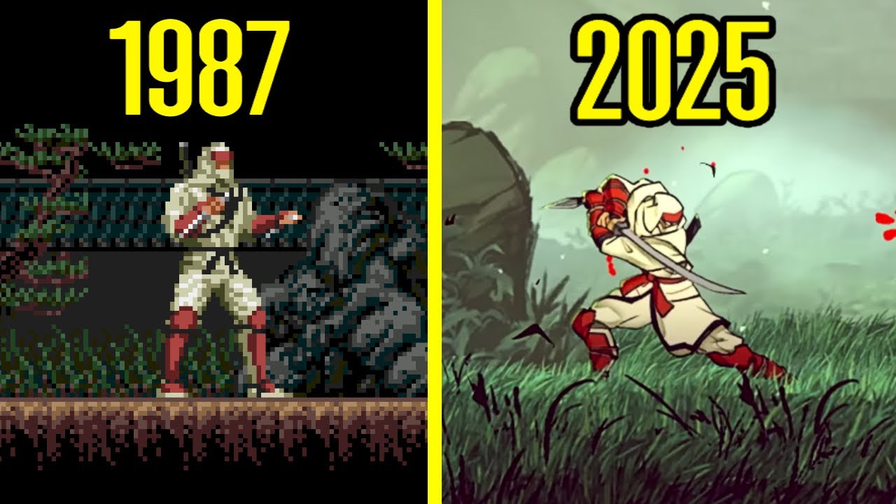 Evolution of Shinobi games (1987 - 2025)