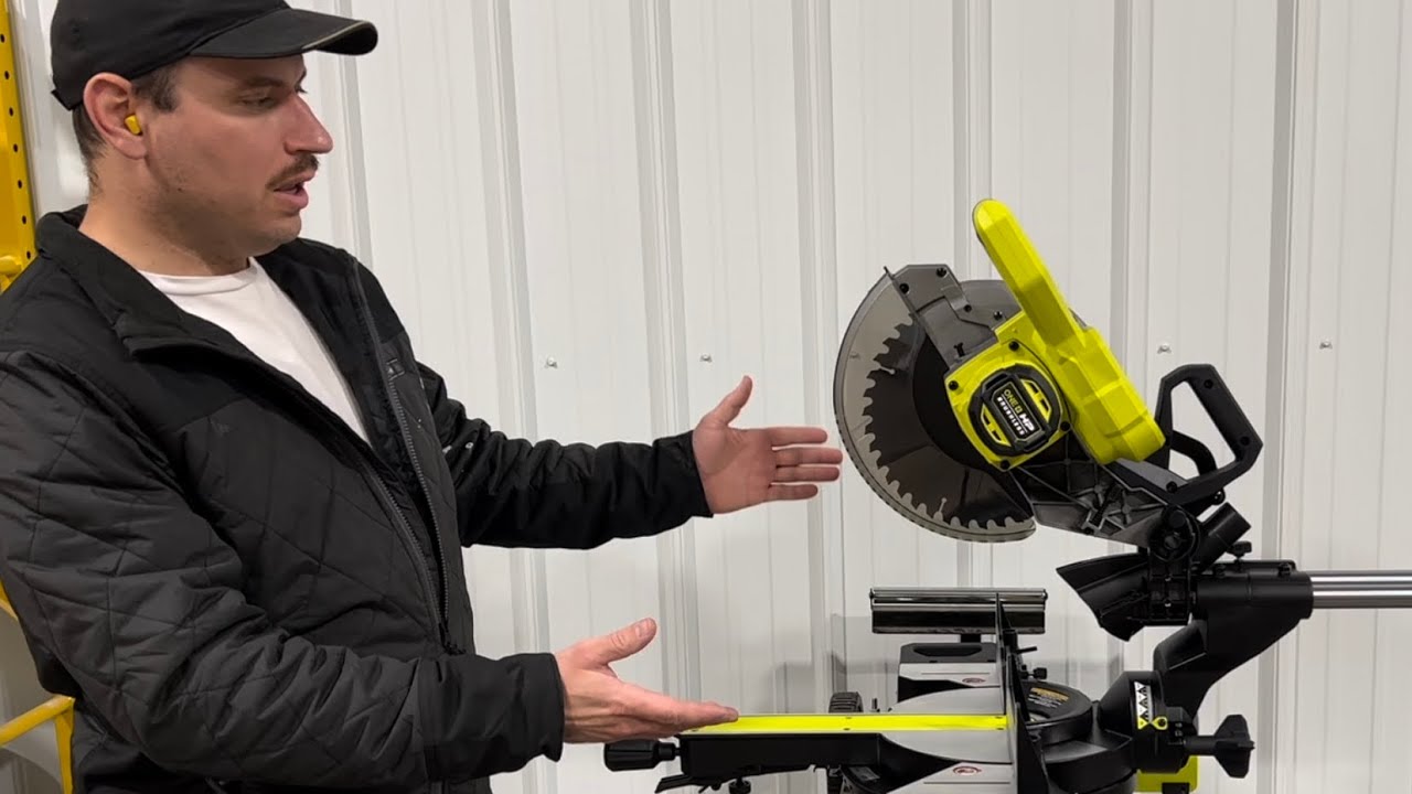 RYOBI One plus HP 10-in miter saw review.