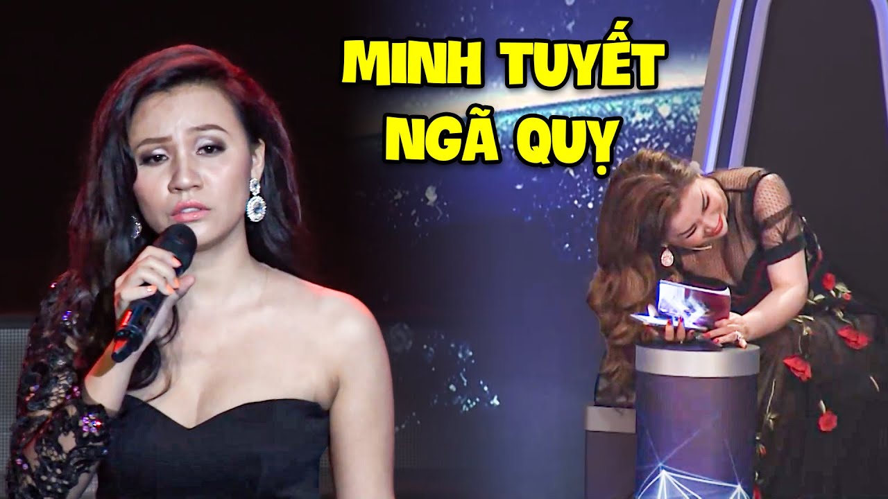 Minh Tuyết NGÃ QUỴ vì thí sinh GIẢ GIỌNG MINH TUYẾT tưởng đâu 