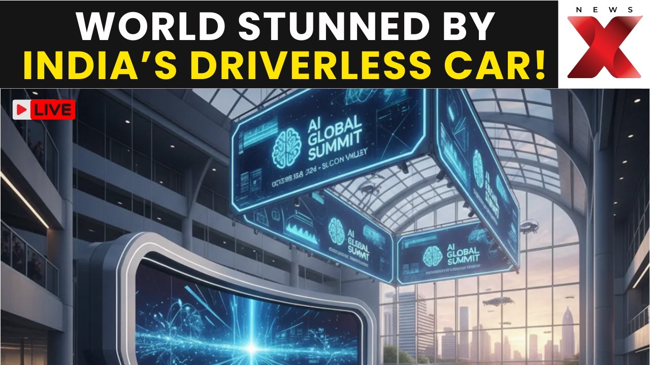 AI Impact Summit 2026 LIVE | India Showcases Fully Autonomous Driving Experience