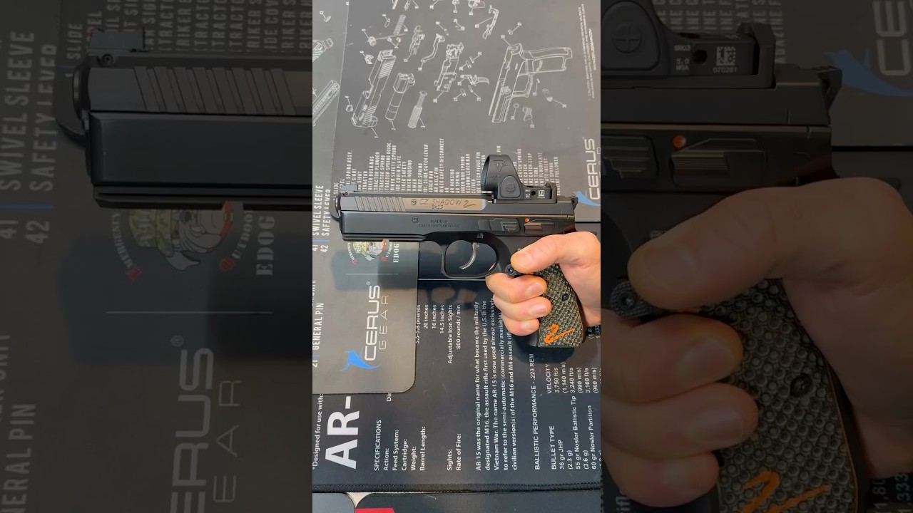 Experience the smooth CZ SP-01 Shadow 2 trigger pull & reset! Perfect for range days! #Airsoft