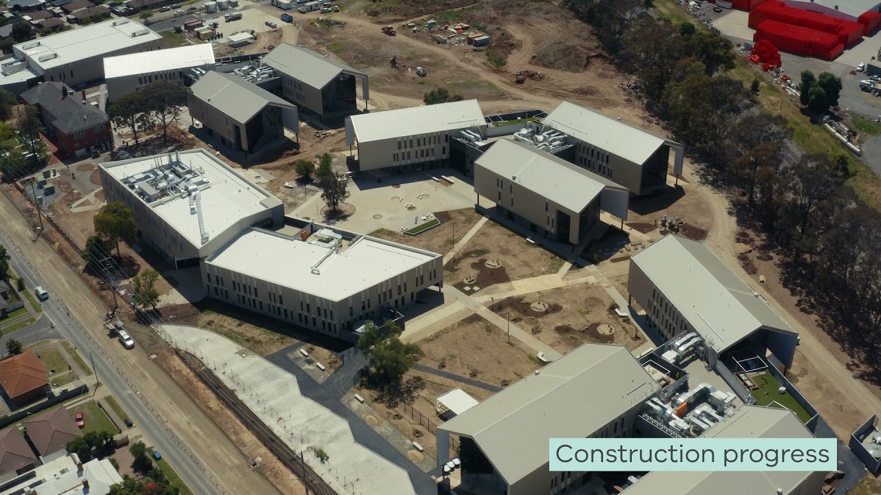 Greater Shepparton Secondary College &ndash; construction progress November 2021
