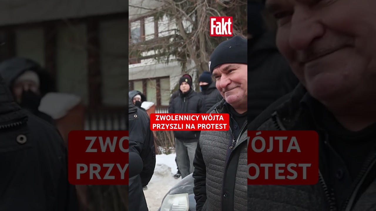 Bronią w&oacute;jta w Sobolewie &bdquo;Najlepszy w&oacute;jt w Polsce&rdquo; #protest #psy #schronisko