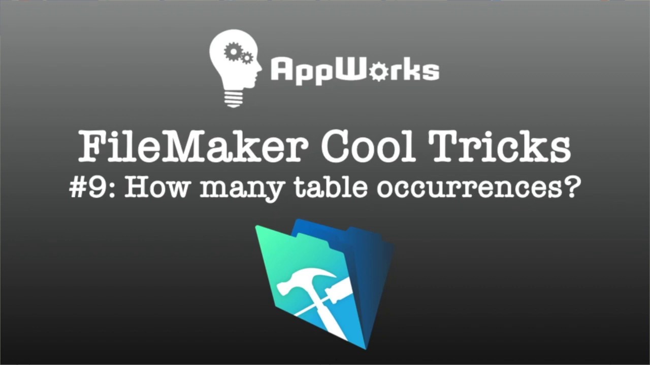 FileMaker Cool Trick #9: How Many Table Occurrences?
