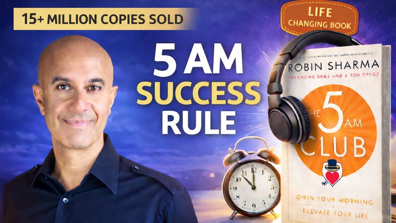 Why Successful People Wake Up at 5 AM | The 5 AM Club Audiobook Summary Explained in Hindi