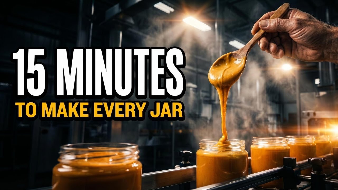 How Peanut Butter is REALLY Made in HUGE Factories!