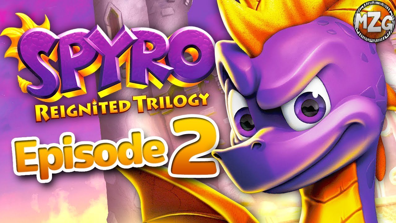 Spyro Reignited Trilogy Gameplay Walkthrough - Episode 2 - Peacekeepers World! (Spyro 1)