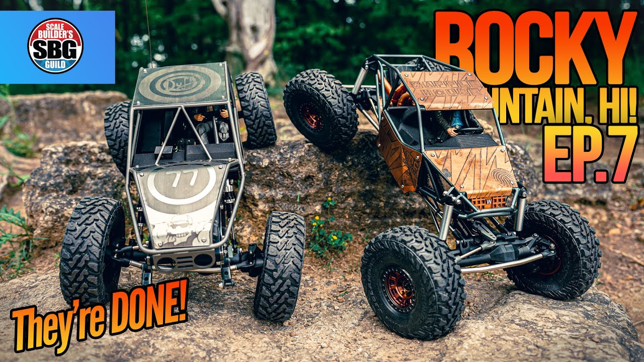 They're done, and they're AMAZING! RC Rock Crawling in Colorado Ep.7