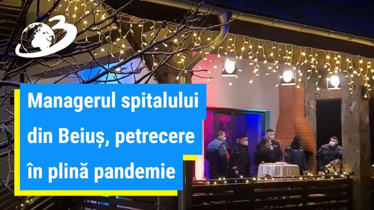 Managerul spitalului din Beiuș, petrecere în plină pandemie cu colegii și primarul