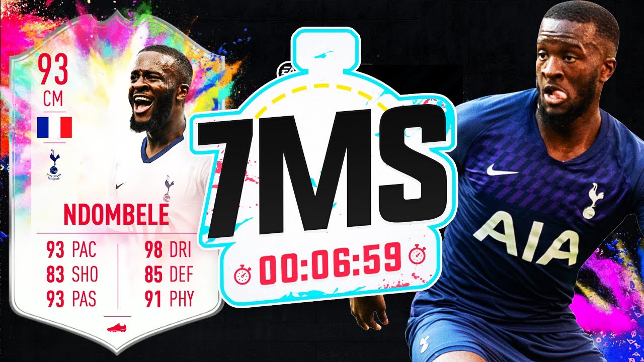 AMAZING 93 SUMMER HEAT NDOMBELE 7 MINUTE SQUAD BUILDER - FIFA 20 ULTIMATE TEAM