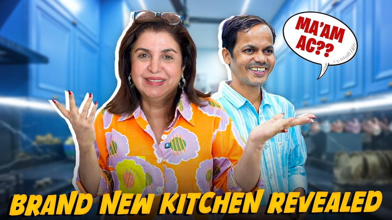 Mere Ghar Ka New Kitchen Tour Aur Dilip Ka Surprise! @FarahKhanK