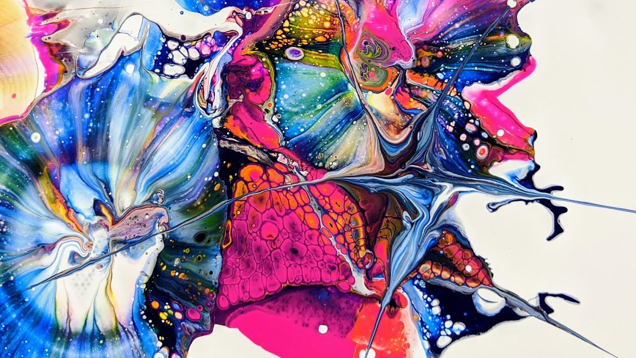 (695) *must watch* MALLET SMASH- acrylic pouring is way cool!!