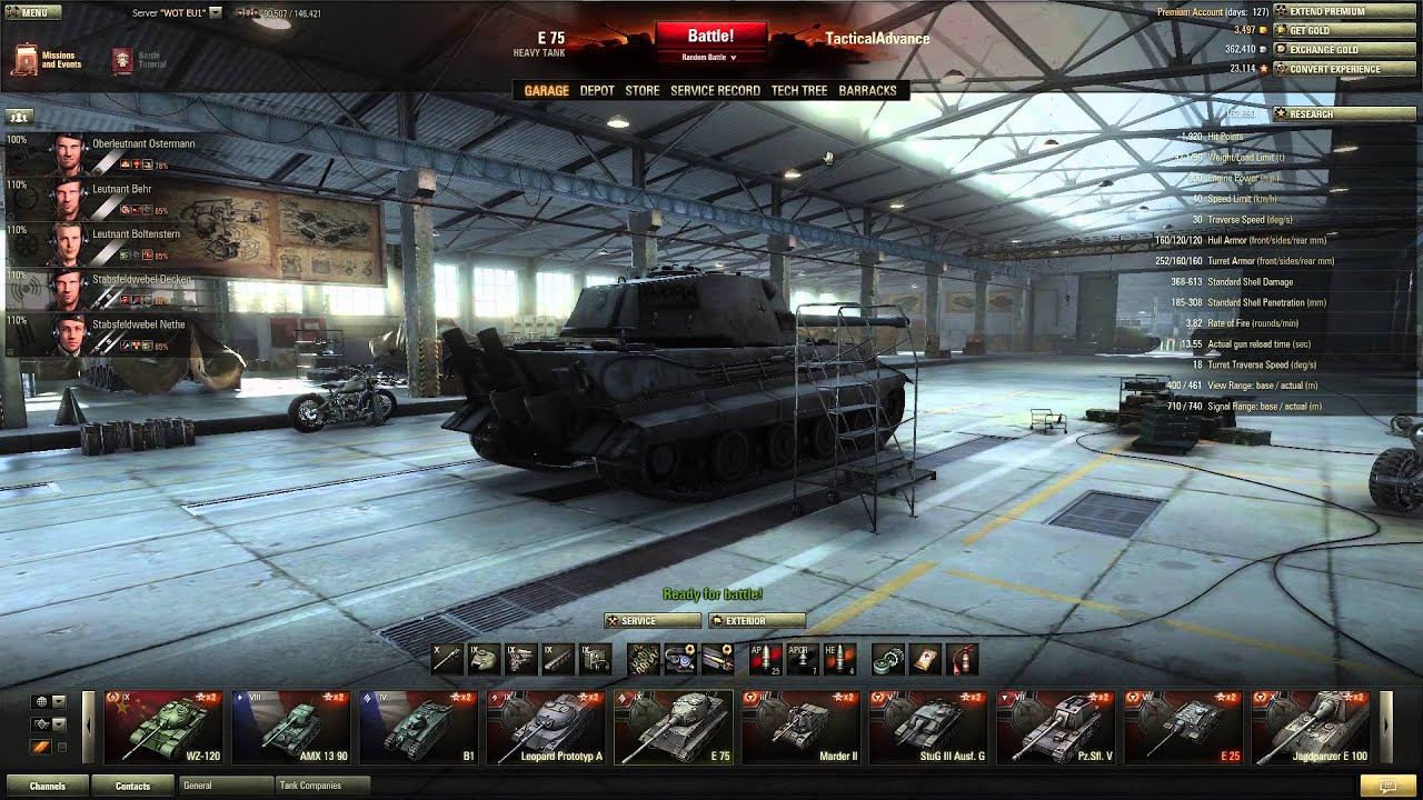 ✖ World Of Tanks » E75 Peekaboo