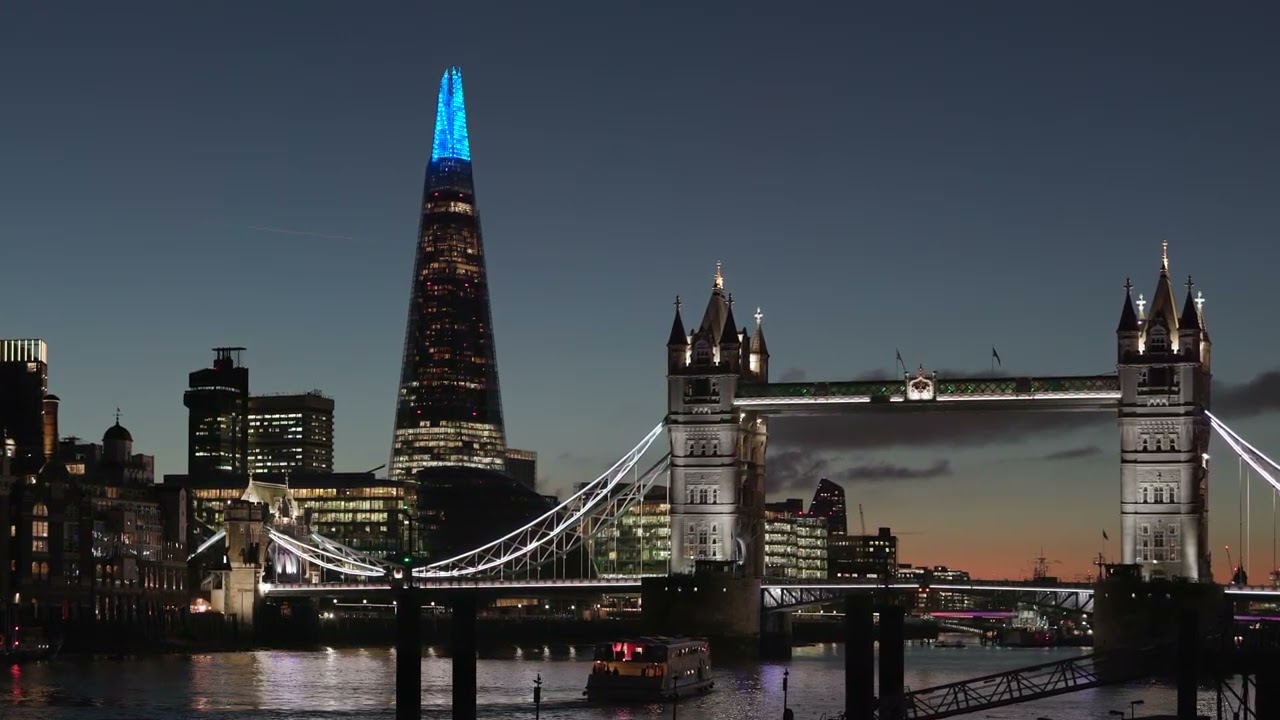 The Shard Lights 2022 | Full Light Show Synced to the Sounds of London
