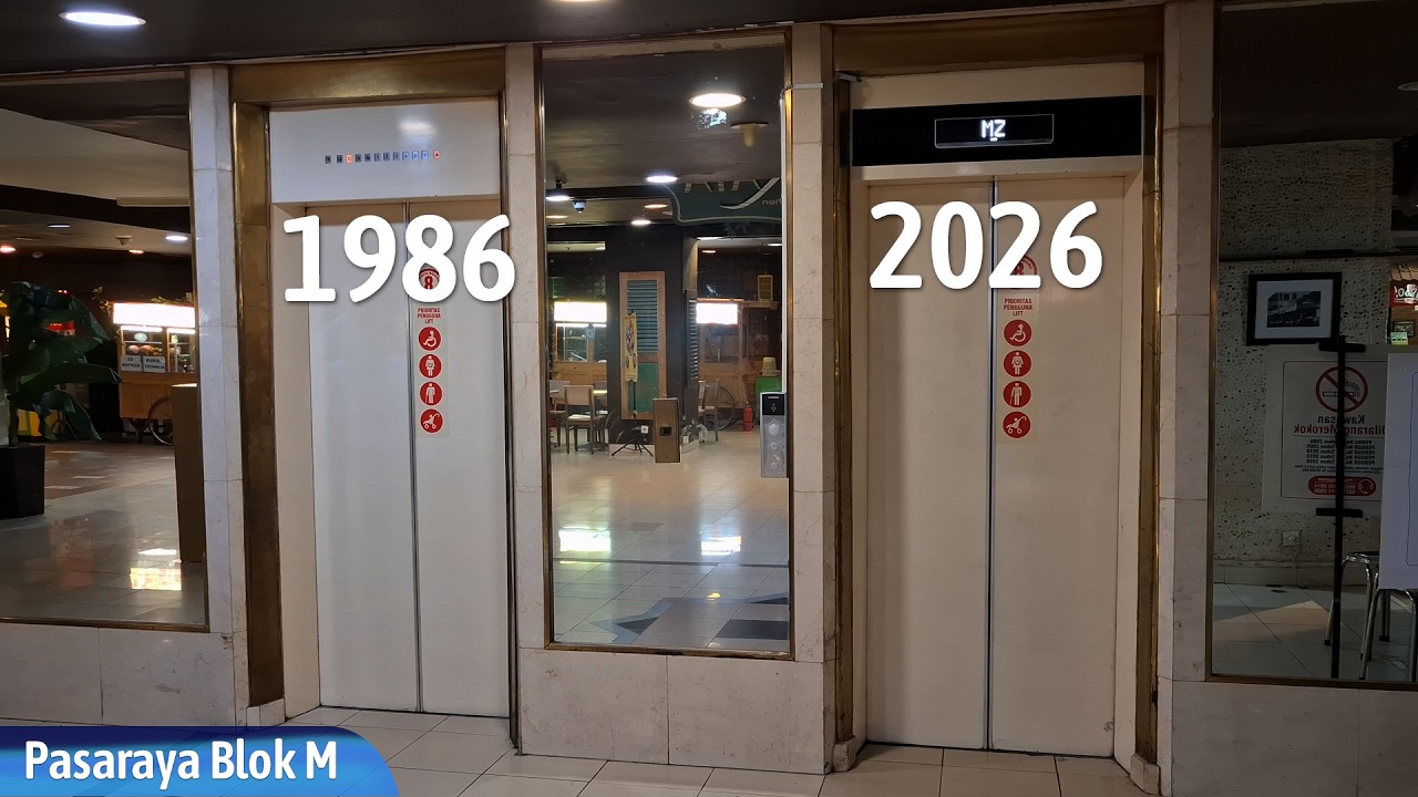 Hitachi Elevator, CHANGED into Hyundai - Pasaraya Blok M, Jakarta