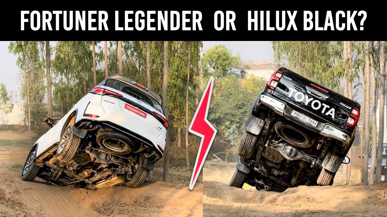 Which is better, Fortuner VS Hilux? Toyota offroad | Aaruksh