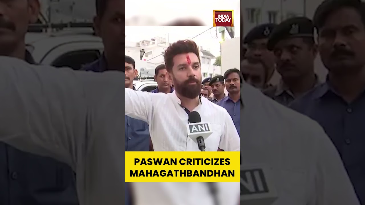 Chirag Paswan Criticizes Grand Alliance Leaders