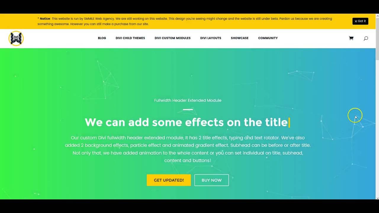 Divi Full Width Header Extended plugin for Divi Theme