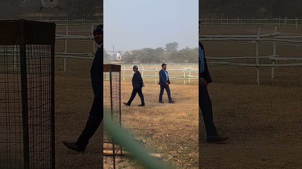 CM Nitish Kumar land in purnea college for pragati yatra#nitishkumar #pragati yatra date 28/01/2025