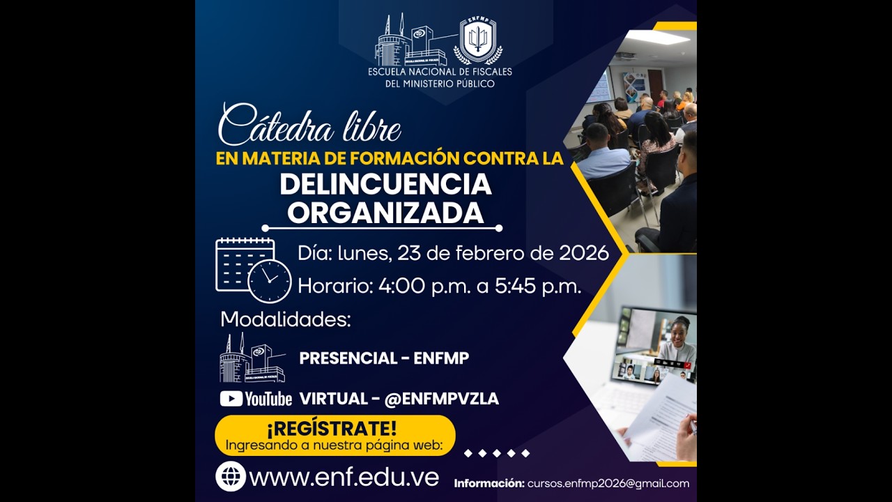 Cátedra libre de formación en: Materia Contra la Delincuencia Organizada.