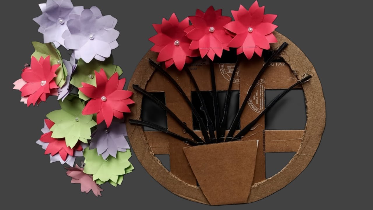 Unique Wall Hanging Craft Idea/Best Out Of Waste Cardboard/Home Decoration Idea.