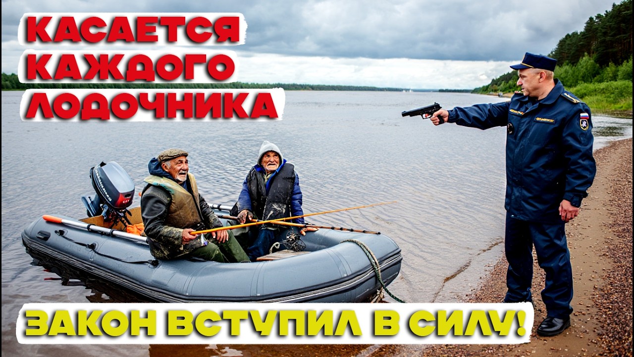 Дождались! Теперь рыбалка не будет прежней. Новый закон для лодочников вступил в силу c 1 сентября