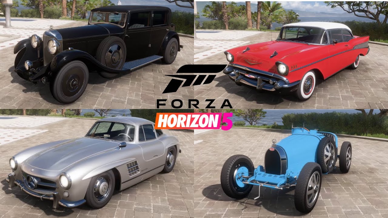 Forza Horizon 5 Oldest Cars Exhibition HD Gameplay