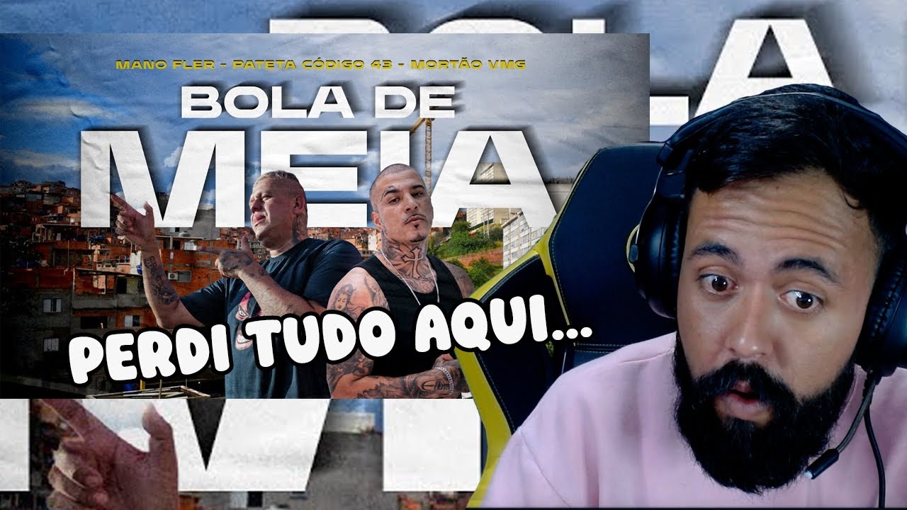 TCHEBA REACT: Mano Fler & Pateta Código 43 - Bola de Meia (Clipe Oficial)