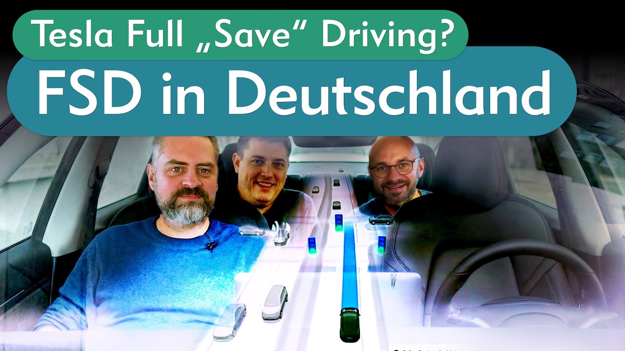 Tesla Full Self Driving in Deutschland: Mit FSD f&auml;hrt das Auto komplett von selbst!