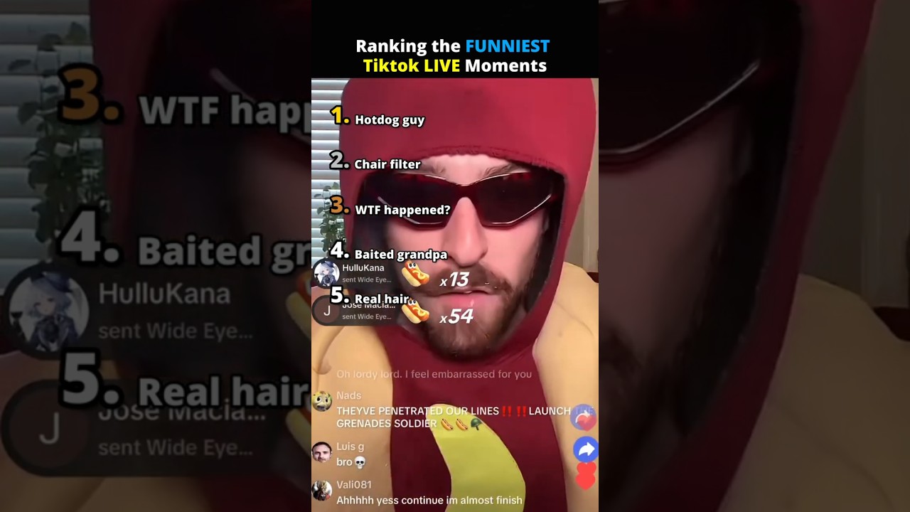 Ranking the FUNNIEST Tiktok LIVE Moments