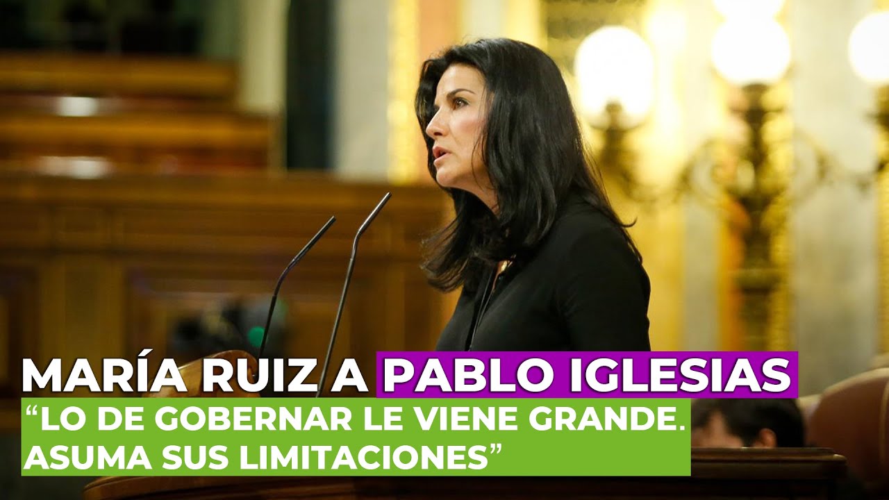 Mensaje a Iglesias: ‘Lo de gobernar le viene grande. Asuma sus limitaciones con un poco de humildad’