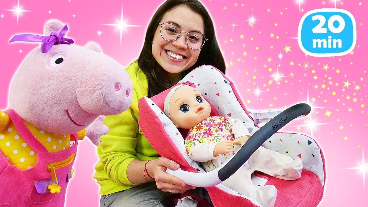 Juego de cuidar bebés con Peppa y Alive