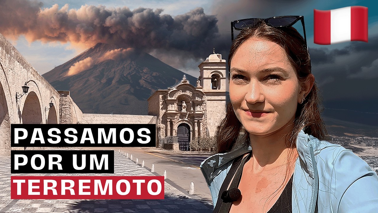 Primeiras impressões na cidade dos VULCÕES e TERREMOTOS no Peru: Arequipa