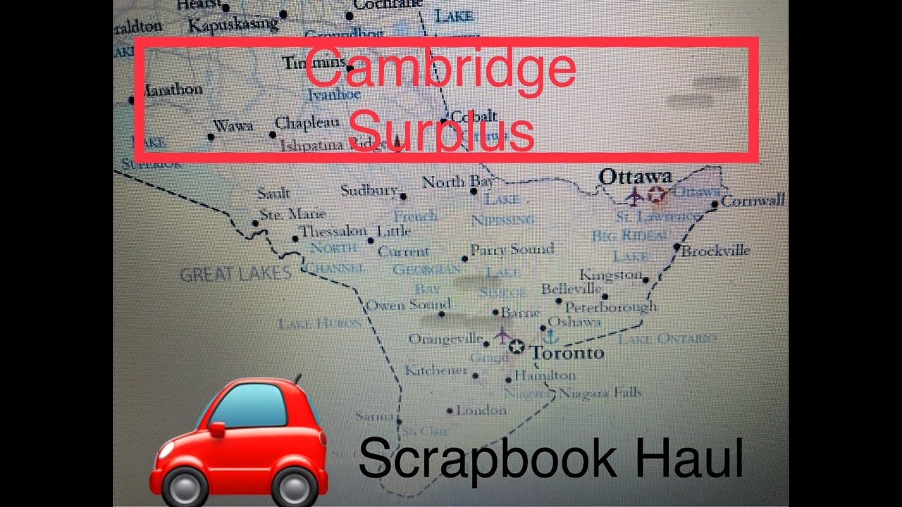 Cambridge Surplus - Scrapbook Haul 🚗