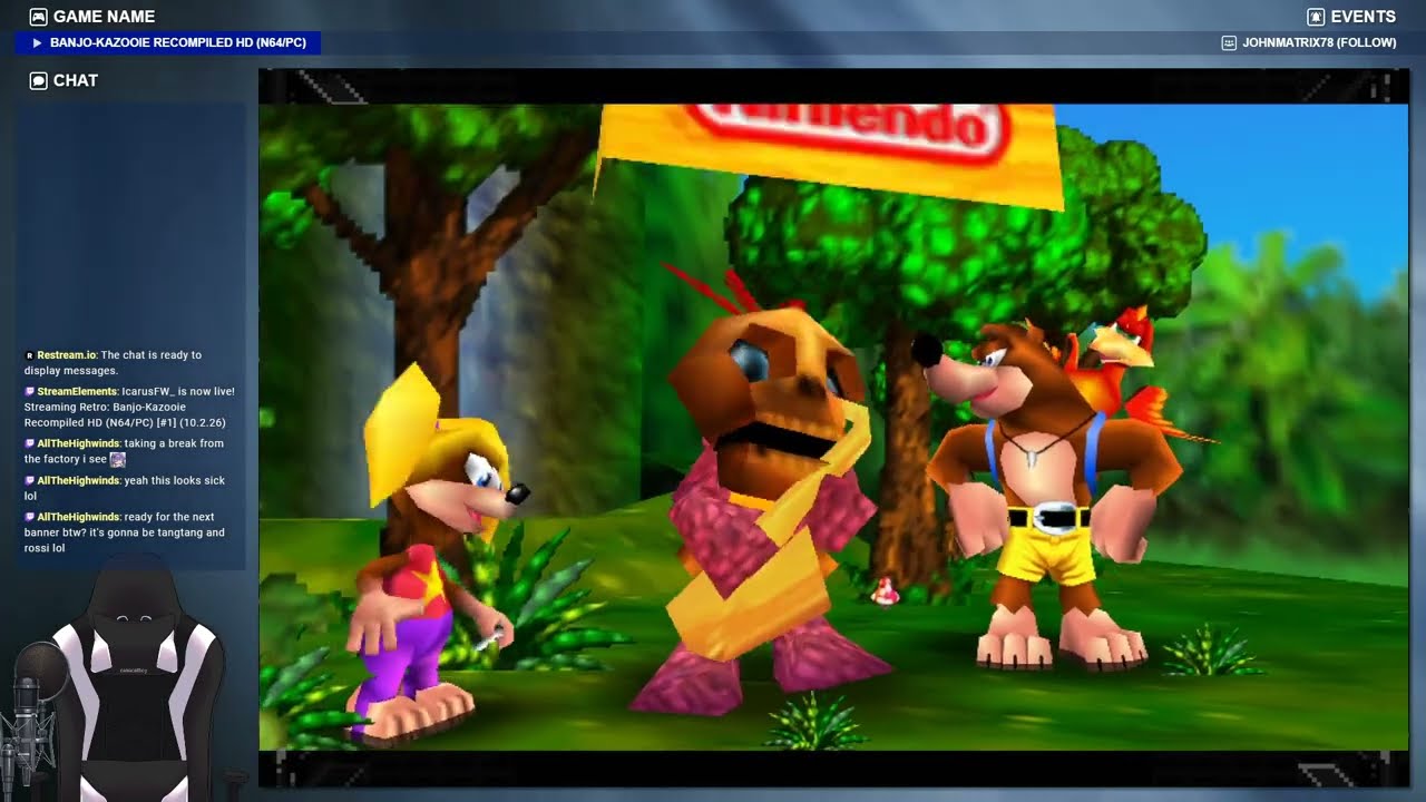 Banjo-Kazooie Recompiled HD (N64/PC) [#1] (10.2.26)