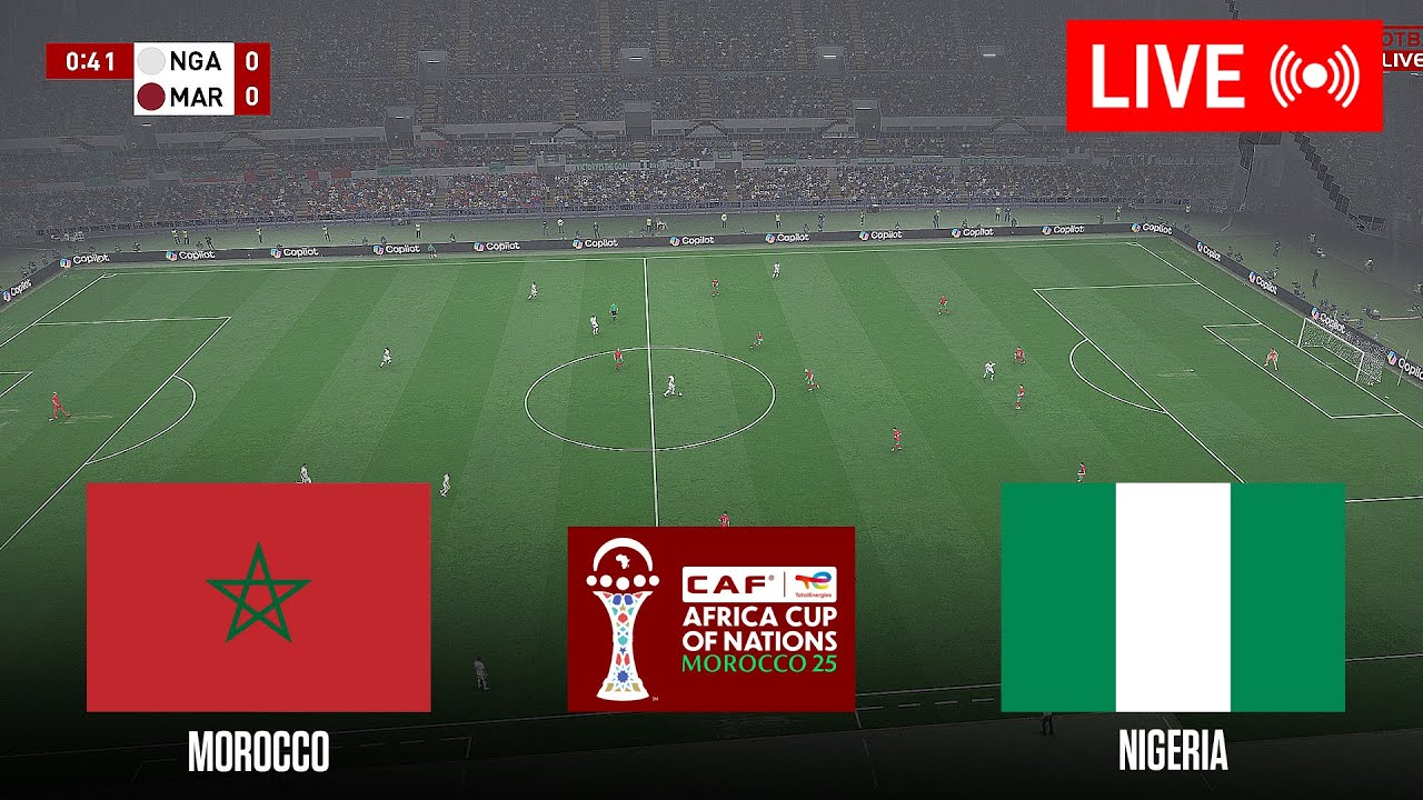 🔴LIVE NOW! Morocco vs Nigeria | 2026 Africa Cup of Nations | Full Match eFootball Simulation