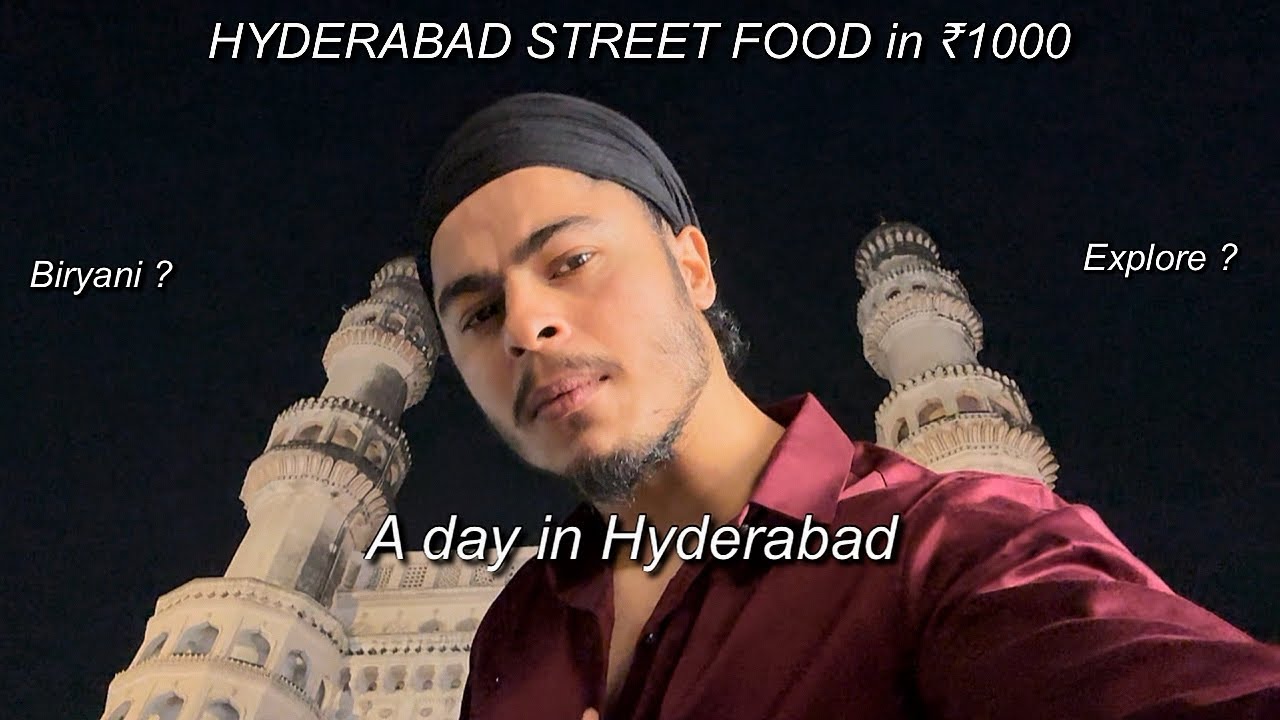 A Day in Hyderabad Under ₹1000 | Budget Survival Experiment | Punjabi in Hyderabad 😱