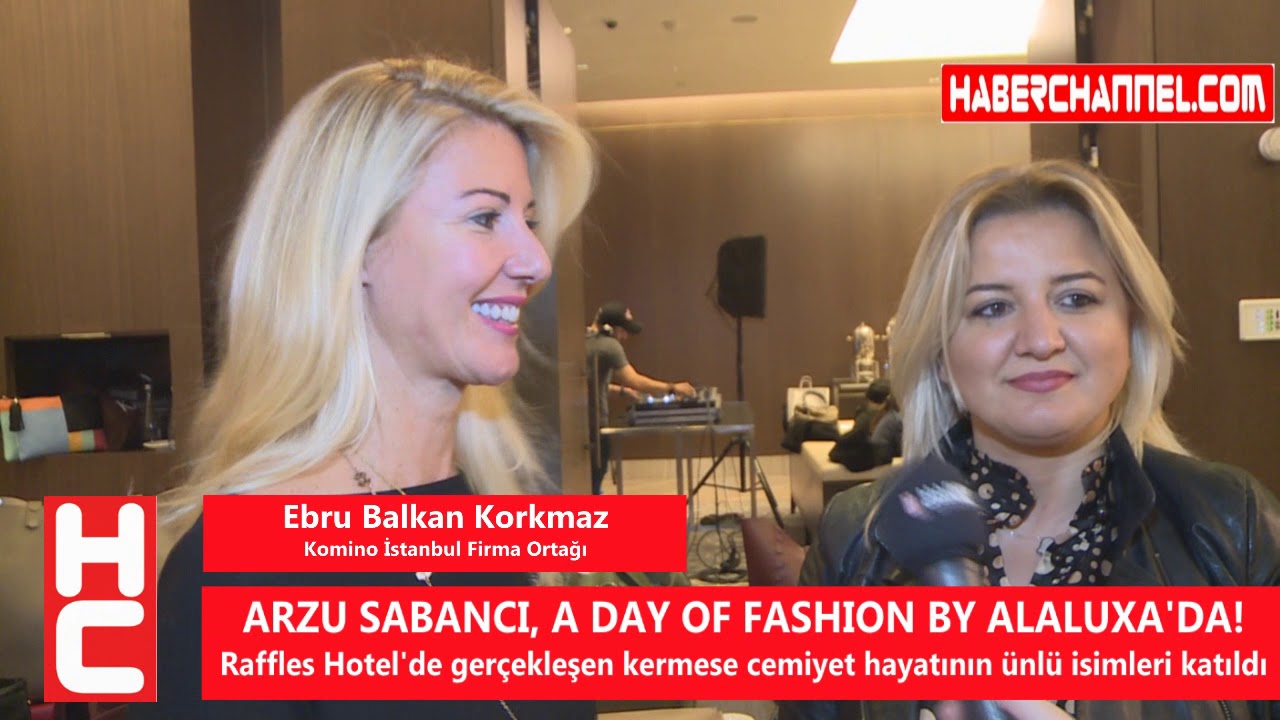 ARZU SABANCI, A DAY OF FASHION BY ALALUXA'DA!