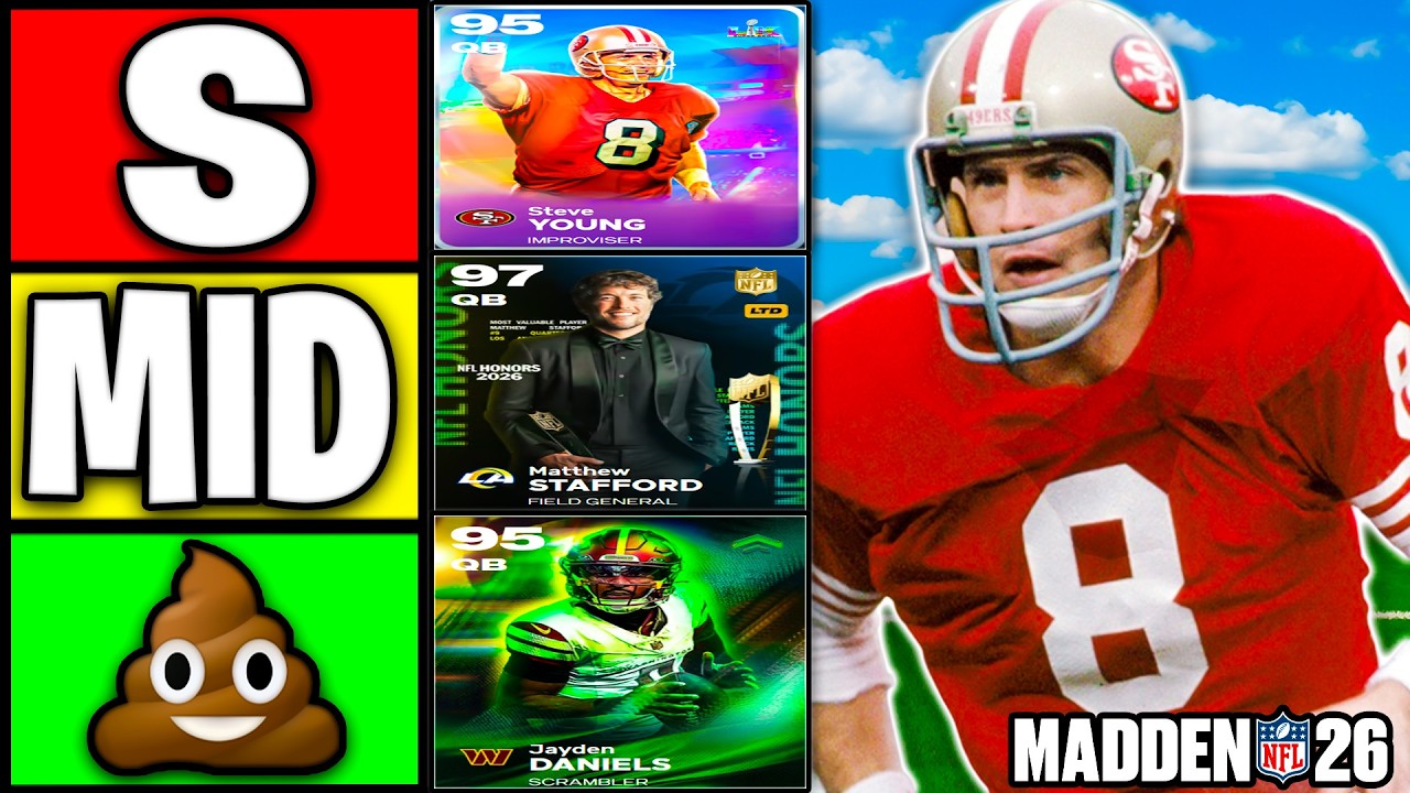 Рейтинг ЛУЧШИХ КВАРТЕРБЭКОВ в Madden 26!
