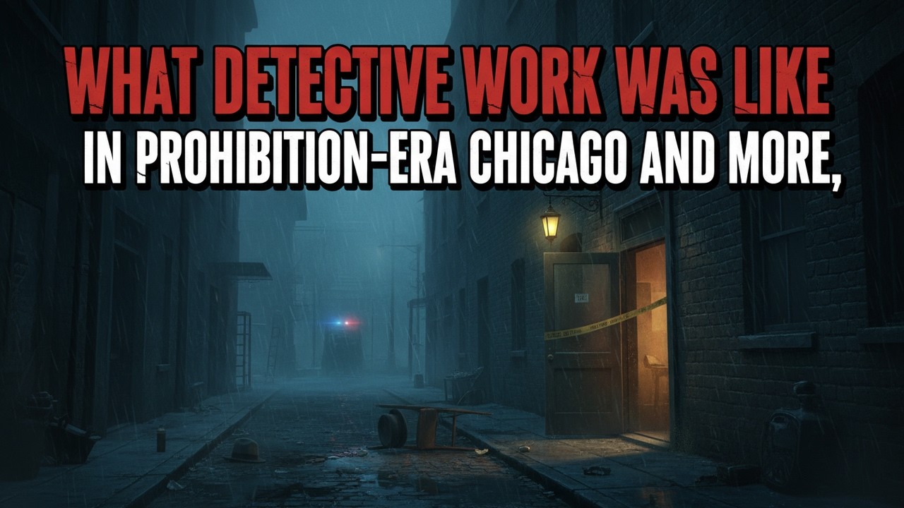 True Crime For Sleep | What DETECTIVE Work Was Like in Prohibition-Era Chicago and more
