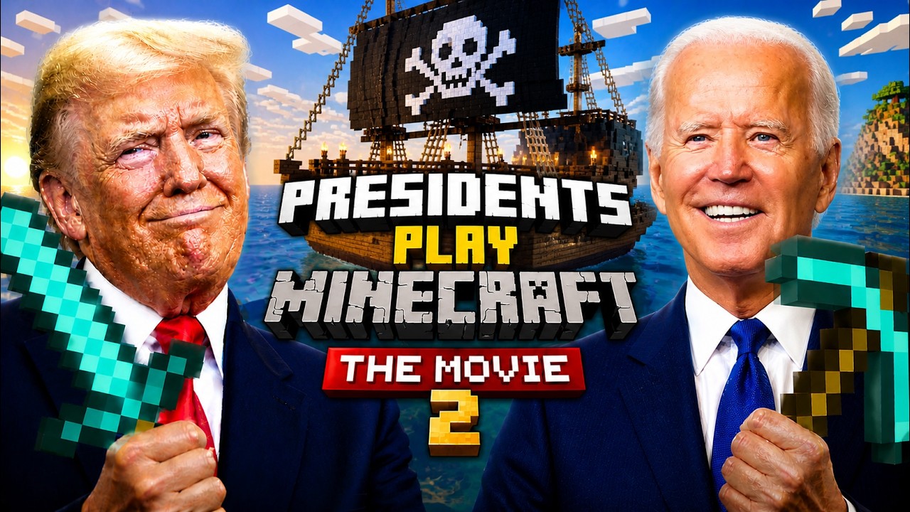 Presidents Play Minecraft The Movie 2