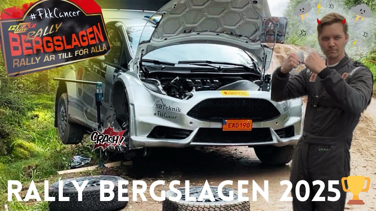 Hemmatävlingen går inte som tänkt…😤 Heat Rally Bergslagen 2025🏆