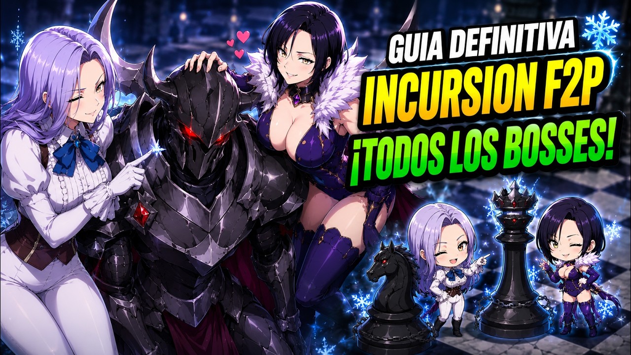 ❄️&iexcl;INCURSI&Oacute;N F2P! ⚔️ GU&Iacute;A DEFINITIVA DE TODOS LOS BOSSES Y MEJORES BUILDS - SEVEN DEADLY SINS ORIGIN