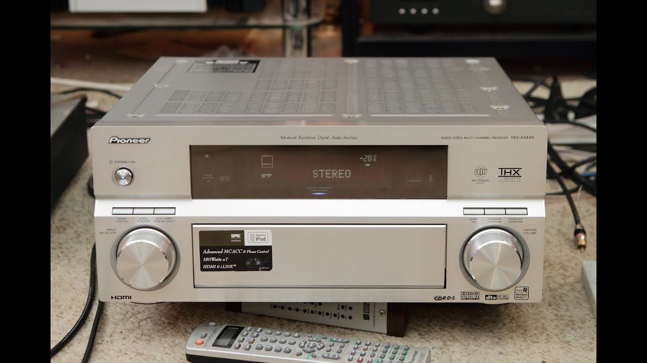 Pioneer vsx-ax4avi home cinema hi-fi receiver