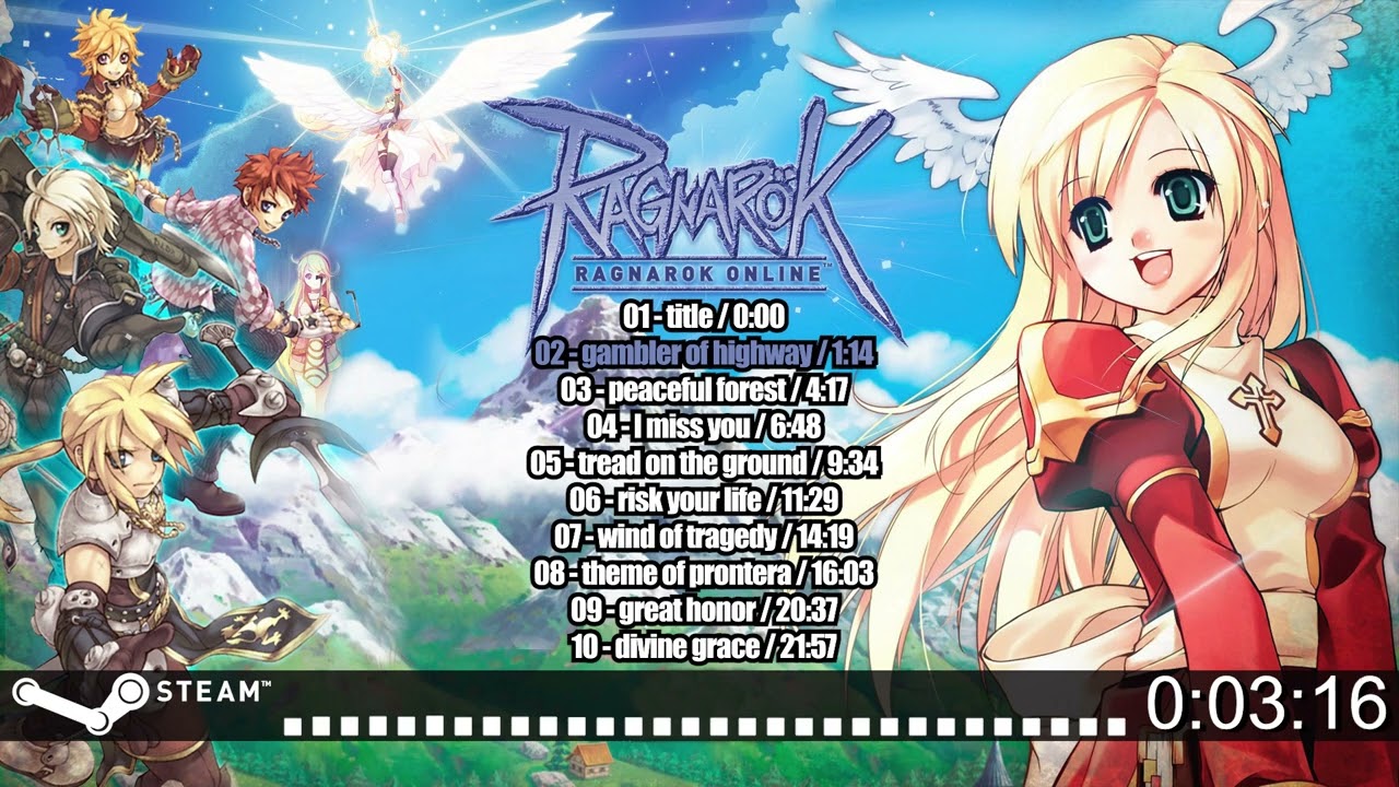 Ragnarok Online OST | 2002 | PC - complete soundtrack in one video ! More than 8 Hours!